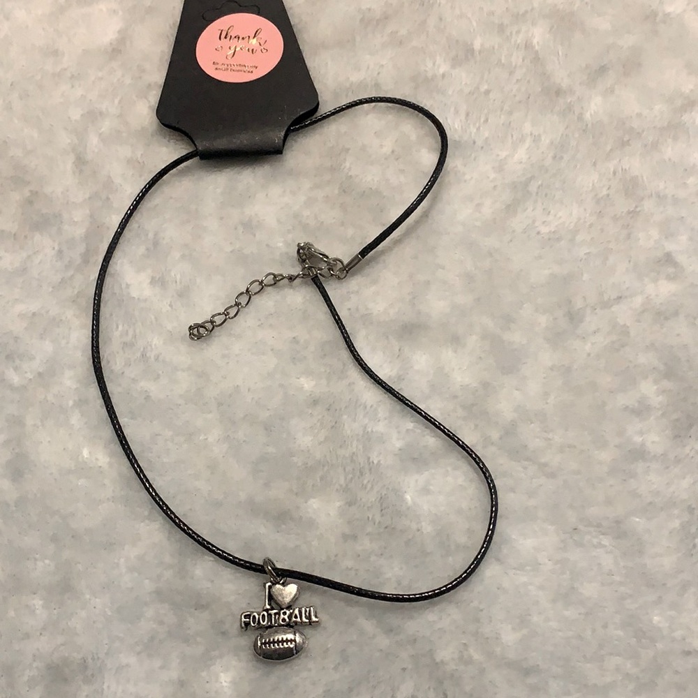 Handmade I love football chain